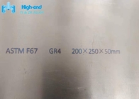 Медицинский чистый блок посторонних данных Gr4 ASTM F67 титана